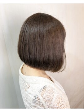 ヘアサロンエム 渋谷店(HAIR SALON M) 前下がりボブ　グレージュ　フォギーベージュ