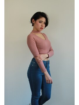 ブリーチ ラボ エーアイ 原宿店(BLEACH LABO Ai) 20代30代40代50代 色っぽふんわりショートの重軽ウェーブヘア♪