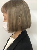 【cuzKLUB】ハイブリーチベージュボブ