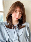 アフロートみきなヨシンモリくびれミディエギョモリ2wayバング髪