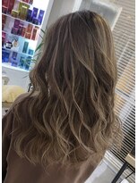 ピヨン 心斎橋(piLLon)&nbsp;3Dハイライトカラー☆プラチナグレージュ