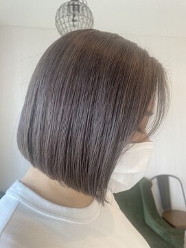 ミレヘアー(mirae HAIR) ラベンダーグレージュボブ