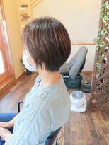 フィールカーム(Feel calm)&nbsp;ショートヘアー/大人カラー/大人ショート/可愛い/福山/神辺/駅家