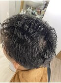 日本橋　アイロンパーマナチュラルな癖毛風でセットが簡単な髪型