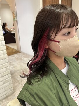 シュガー ヘアアンドネイル 仙台(SUGAR) pink pierce color