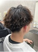 波巻きパーマ 6月