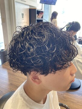 アンシェル(UNCHEL) ツイストスパイラル波巻きスパイラルメンズマッシュ