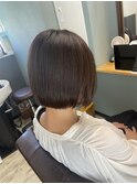 アッシュブラウンボブ