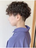 【morio原宿】波巻きパーマ　刈り上げ