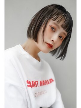 ギークス(GEEKS) 【GEEKS渋谷】マチルダボブ/20代30代/インナーカラー/黒髪/小顔