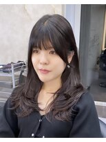 ロンドアヴァントゥス 池袋(Lond aventus)&nbsp;韓国レイヤー/韓国風/ボブ/髪質改善/黒髪/ブリーチなし〔池袋〕