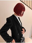 赤髪×ボブ