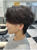センターパート/ニュアンスパーマ