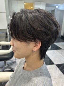 テテ(TETE) センターパート/ニュアンスパーマ