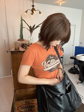 ソユ(so⊆) レイヤーボブ×マロンベージュ