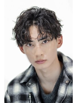 オーシャントーキョー 原宿(OCEAN TOKYO) 波巻きパーマメンズツイストスパイラルパーマセンターパート