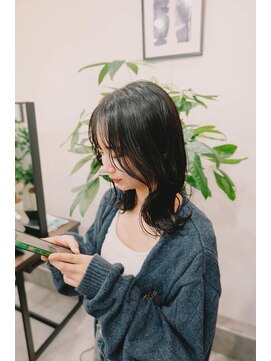 ノーナ(Nona) 【Nona 八戸ノ里】巻いて可愛い♪ミディアム韓国風ロングボブ