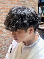 オーガニック アトリエ 大宮(organic+atelier)&nbsp;波巻きスパイラルパーマメンズマッシュツイストスパイラルパーマ