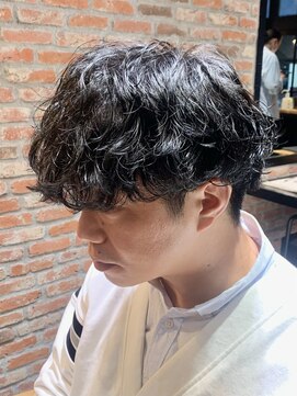 オーガニック アトリエ 大宮(organic+atelier) 波巻きスパイラルパーマメンズマッシュツイストスパイラルパーマ