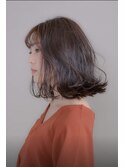 【aries 富谷店】外ハネ切りっぱなしボブ