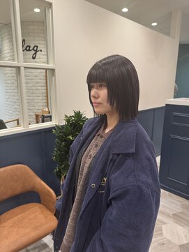 ラグ バイ シゲルカットクラブ 神田久志本店(lag) 顔周りレイヤーとボブ