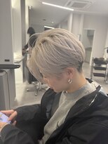 ナンバー 竪町(number+)&nbsp;透明感カラー★ダブルカラーブリーチミルクティーベージュ