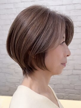 ソワネ 表参道(soigne) 40代50代白髪染めカラーベージュグレージュカラーグレイカラー◆