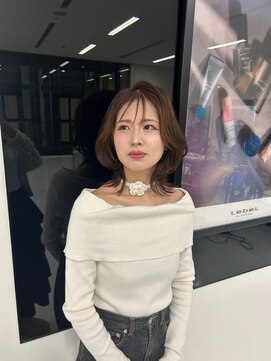 キング(K!ng) 縮毛矯正髪質改善ハイライトレイヤーカット枚方美容室エクステ