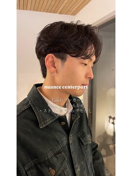 カシ 中目黒(CASI) 大人のニュアンスセンターパートスタイル