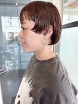フェンヘアーアイス 中目黒(Fen.hair ici)&nbsp;大人可愛い美人似合わせデザインカットナチュラルブラウン