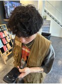 メンズショートパーマ