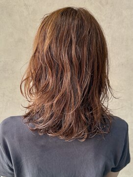 エンクス(enx) ホワイトグレージュデジタルパーマチェリーブラウン鶴ヶ峰NH64