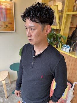 ヒントステーション(HINTSTATION) 〈浅草 半個室〉メンズパーマ