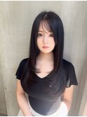 【yuko】コリアンブラック×小顔レイヤー