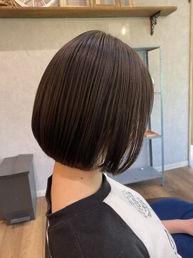 ヘアーガーデンミルクティー 新潟大学前店(Hair garden Milk tea) 顎下1センチボブ