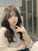 ディオ アンド ルーチェ アット(Dio&Luce at.)&nbsp;オリーブベージュ×くびれヘア