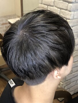 アンク リーフ(ankh leaf) 元住吉/武蔵小杉/メンズ/ダブルカラー/グレージュ/メンズカット