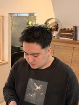 ヘアーアートシフォン 川口東口店(hair art chiffon)&nbsp;刈り上げスパイキーショートのピンパーマ