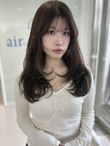 エアー 青山(AIR)&nbsp;美髪レイヤーカット/顔まわりレイヤー/くびれロングレイヤー