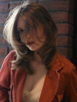 トレンチ(TRENCH)&nbsp;ブリーチダブルカラー　ミルクティーベージュ