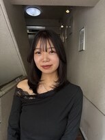 ローグ(Logue)&nbsp;韓国風レイヤーカットラベンダーブラウン