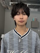 トリッカ シブヤ(TRICCA SHIBUYA)&nbsp;メンズカットパーマシースルーラウンドマッシュウルフ渋谷