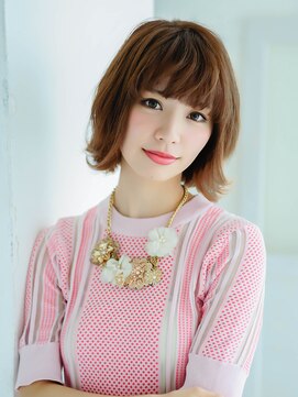 ラックスビー スカイ 大阪梅田店(LUXBE SKY) 外ハネウェービーボブ　【LUXBE梅田店】