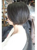 直毛の方でも円みを演出できる＊骨格補正ショートボブ