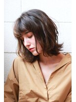 リンネ(Lin'ne)&nbsp;ウェーブロブ/マロンブラウン/レイヤーミディ