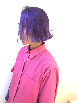 チクロヘアー(Ticro hair) ticro大石パープルボブ