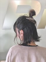 ピエドプールポッシュ(PiED DE POULE POCHE)&nbsp;おだんごハーフアップ