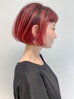 テトヘアー(teto hair) short(前下がりボブ、バレイヤージュ、ピンクパープル)