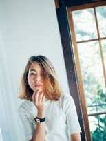 エマージュ 渋谷(Emerge)&nbsp;ラフさと甘さが可愛いいボブ