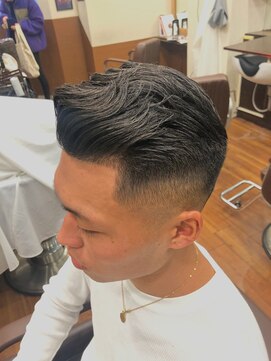 グルーマーズトウキョウ(GROOMER/S TOKYO) フェード パートライン 癖毛【HOMME HAIR ZERO伊藤】